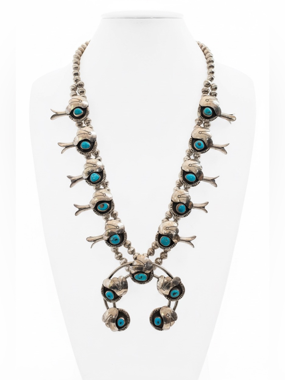 sterling silver squashTurquoise Women's Necklace